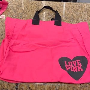 Pink tote